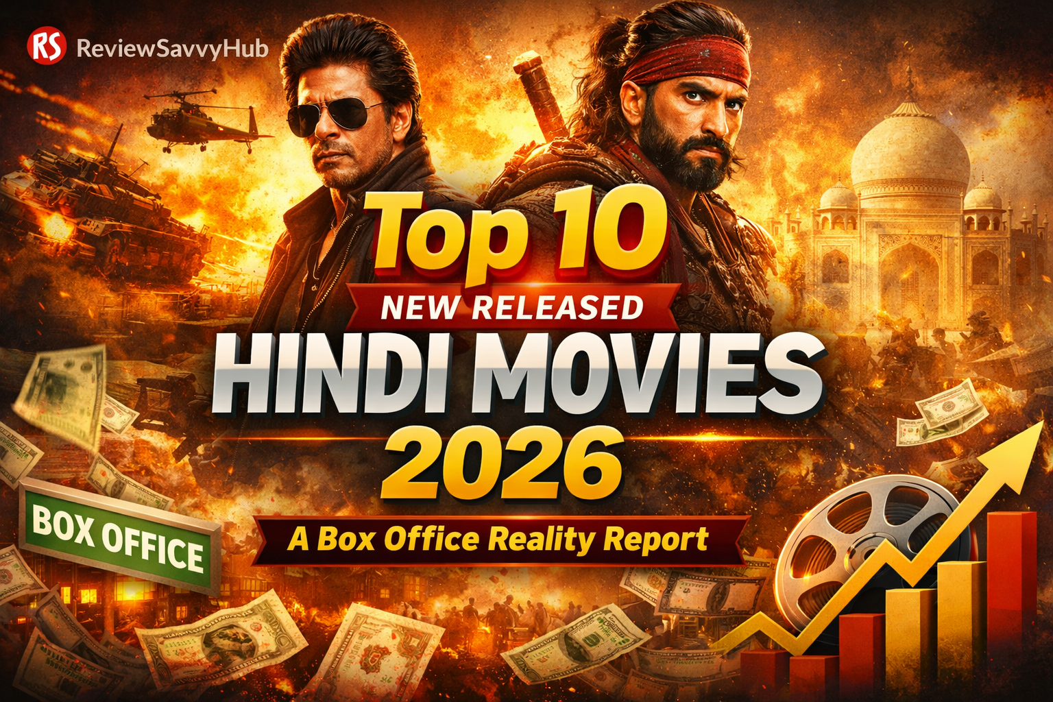 Top 10 new released Hindi movies of 2026 analysed through box office reality and industry judgement by ReviewSavvyHub